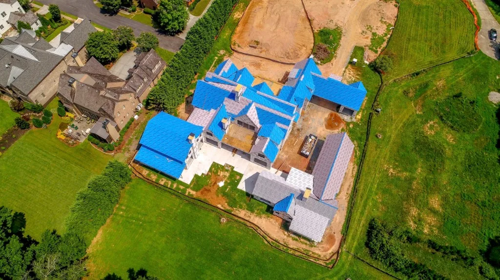 Berkeley Lake — construction progress from above